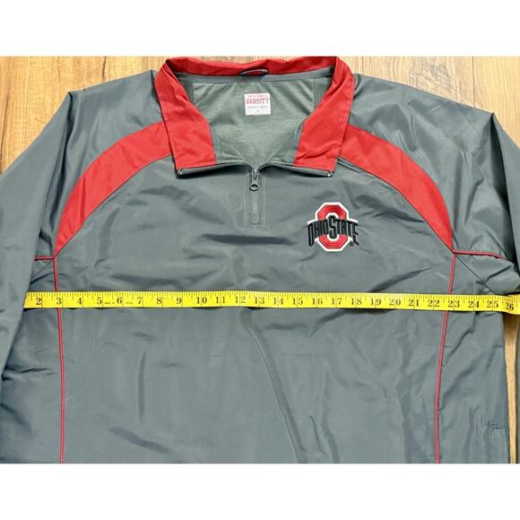 Ohio State Buckeyes Varsity Authentic Apparel Mens Quarter Zip Extra Large EUC - Picture 4 of 11